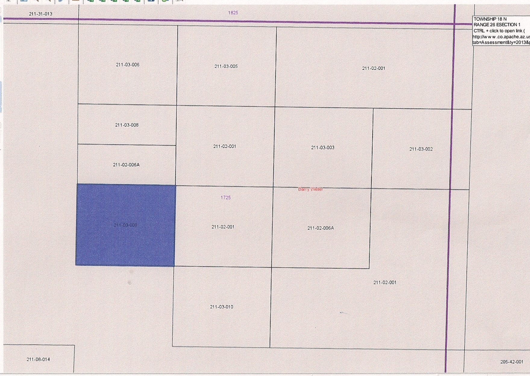 40-Acres-In-Apache-County-Arizona-Section-Map0001